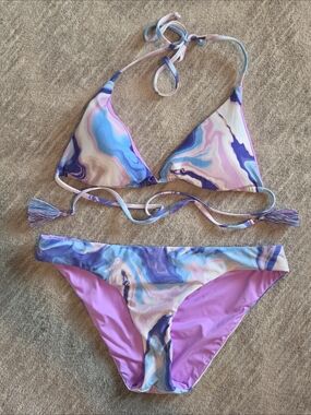BECCA ORCHID Blue Agate Bikini Set
